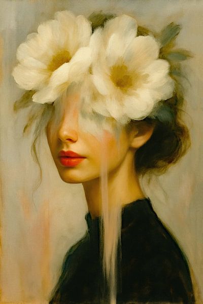 Portrait Ivory Veil by Moonheart Artworks