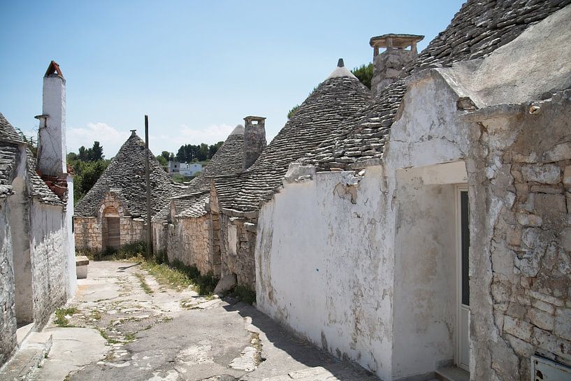 Chalets dans la ville d'Alberobello en Italie. par Rijk van de Kaa