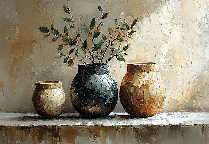 Goldene Herbstreflexionen von Kunst Laune