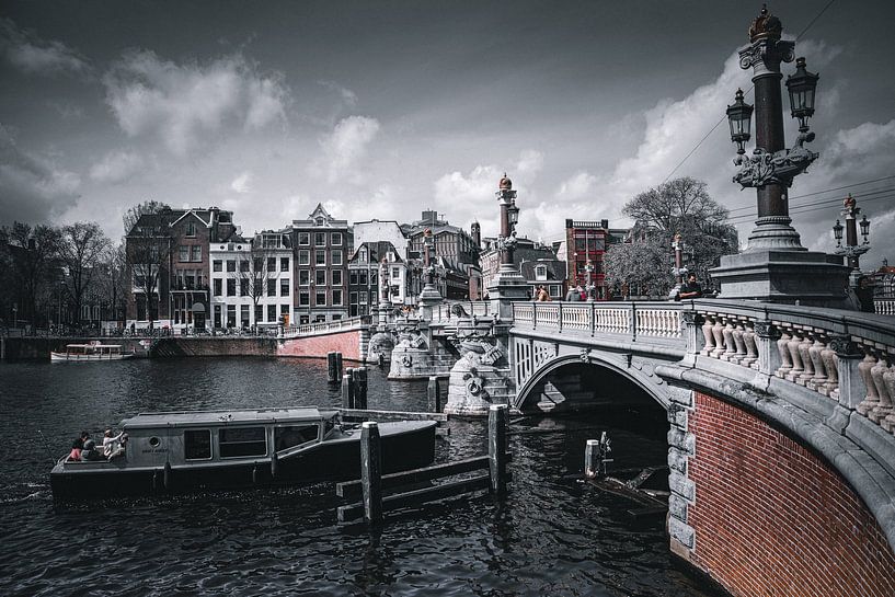 Amsterdam in the Netherlands is not just black and white by Thilo Wagner