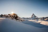 Matterhorn, Switzerland just before sunset