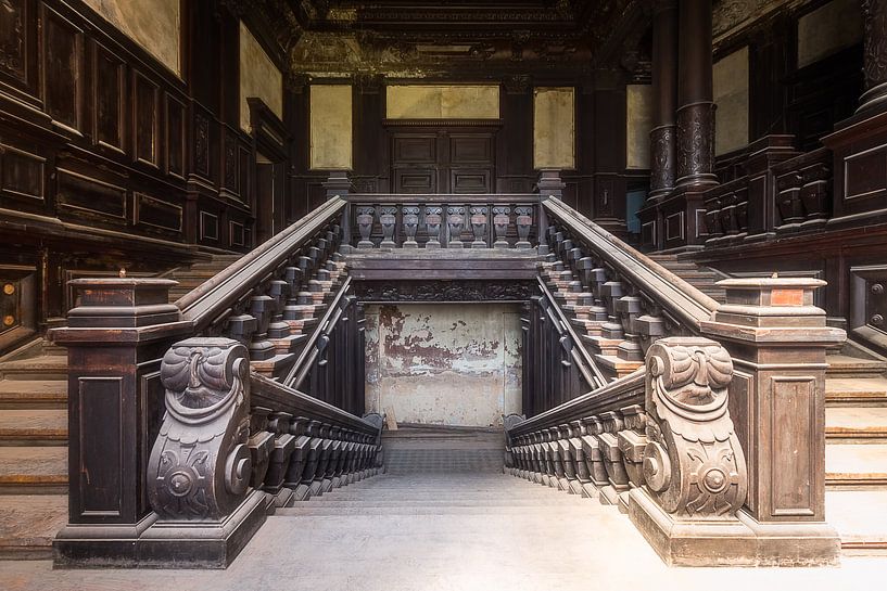 Abandoned Staircase. by Roman Robroek - Photos of Abandoned Buildings