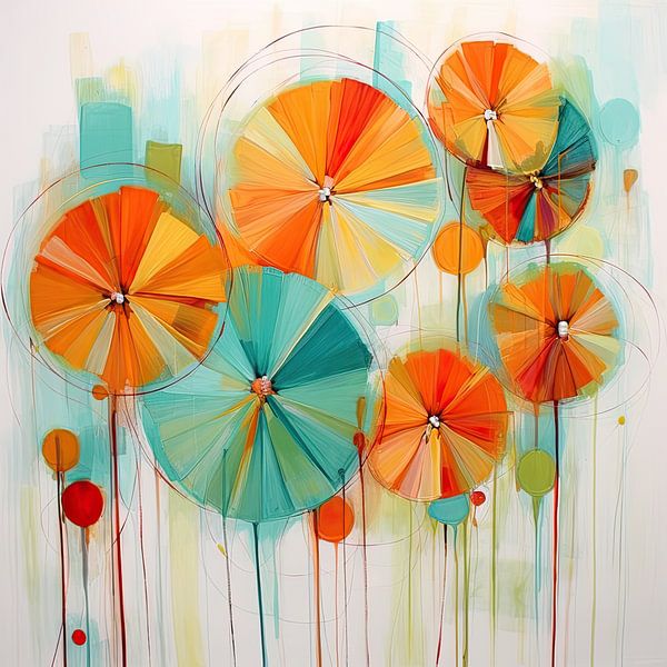 Flowers modern by Bert Nijholt