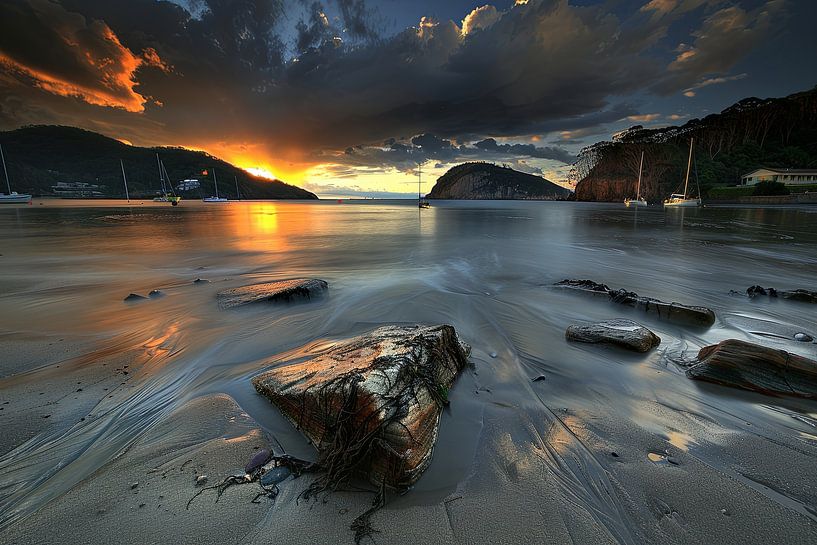 Sonnenuntergang am Meer von Egon Zitter