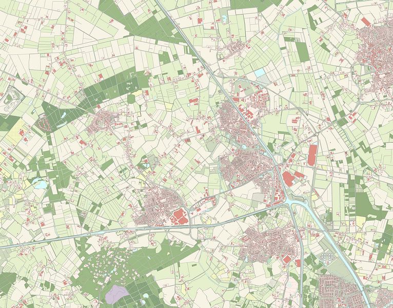 Karte von Laarbeek von Rebel Ontwerp