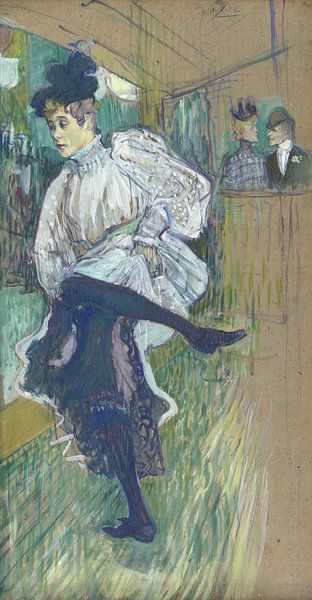 Jane Avril dancing, Henri de Toulouse-Lautrec - 1892 by Het Archief