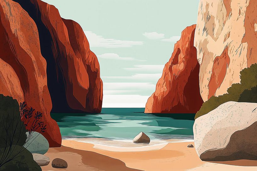 Verborgene Bucht des Friedens Nr. 2 von Studio BB