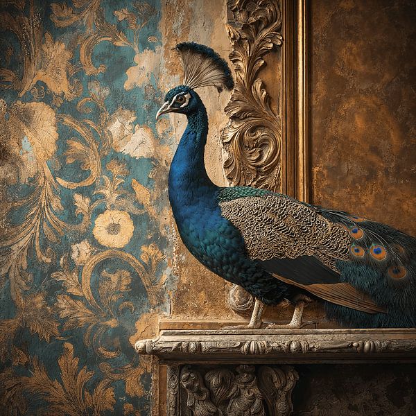 Königliche Pracht in Gold und Blau von Olaf Kramer