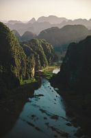 Vietnamesische Landschaft - Blick vom Hang Mua Aussichtspunkt