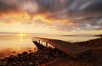 Zonsopkomst bij de steiger