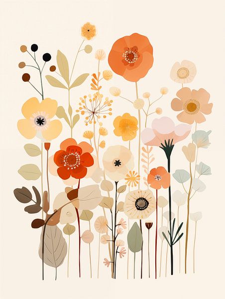 Flowers abstract by Imagine