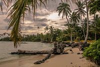 Verlassener Strand auf Samoa