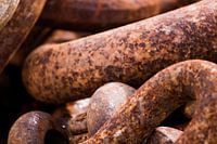 Detail of a cable from the sea.