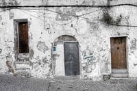 HDR photo of a white house on the island of Ibiza