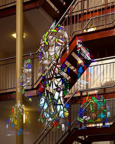 Erzengel Michael auf der Treppe von Robert Smink