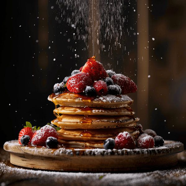 Pancakes - Poster de cuisine élégant par Poster Art Shop