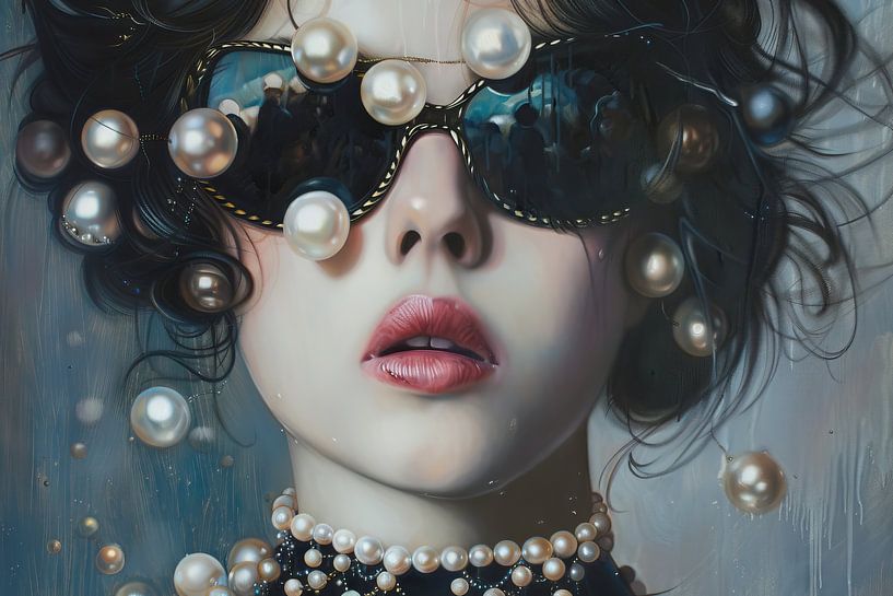 Pearl Gaze by Abstract Painting