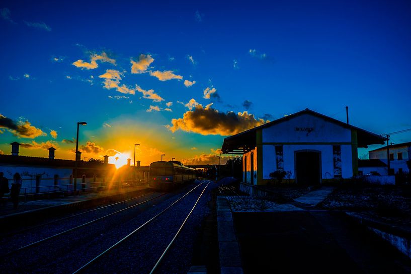 Gare abandonnée à Silves, Portugal par Fred Leeflang