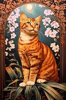 Moonlight blossom cat