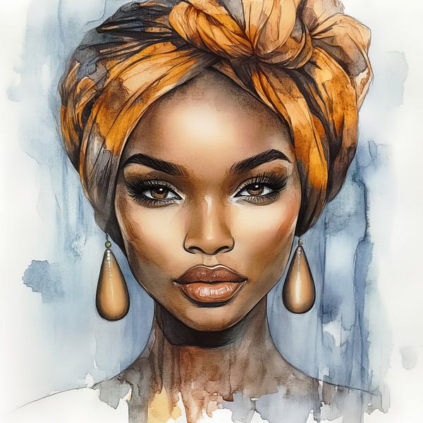 African woman by Black Coffee