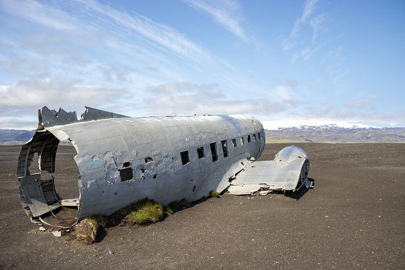Solheimasandur plane wreck in Iceland | Travel photography by Kelsey van den Bosch