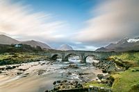 PONT VERS LA TERRE SANS FIN SLIGACHAN, ÉCOSSE
