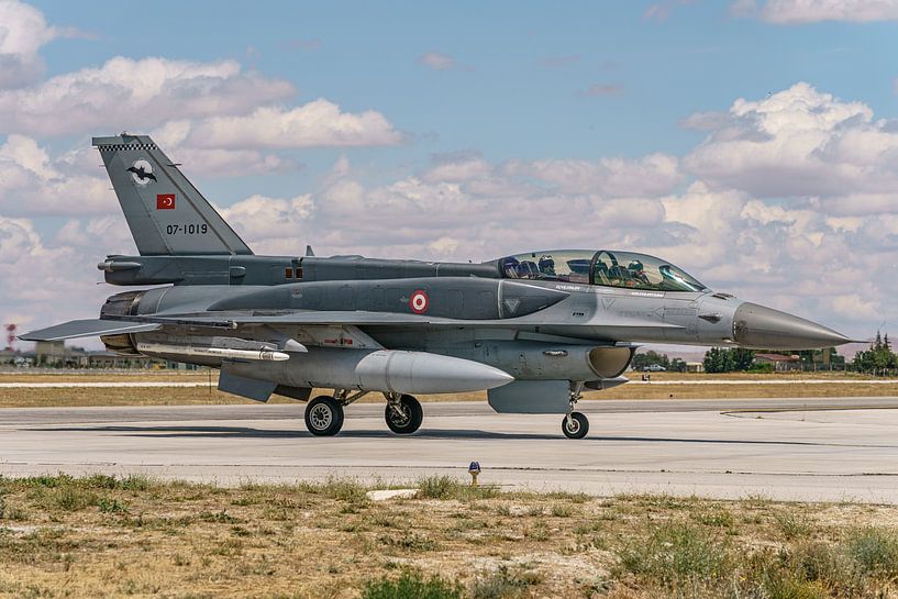 Turkse Lockheed Martin F-16D Fighting Falcon. van Jaap van den Berg