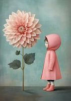 Das Mädchen und die Dahlie