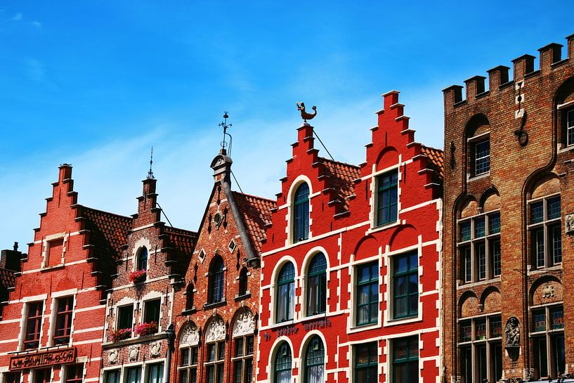 Häuserfront Brügge von Lisa Gallo