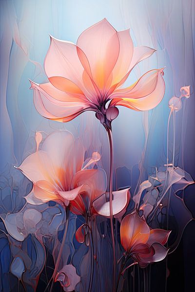 Blumen abstrakt von Bert Nijholt