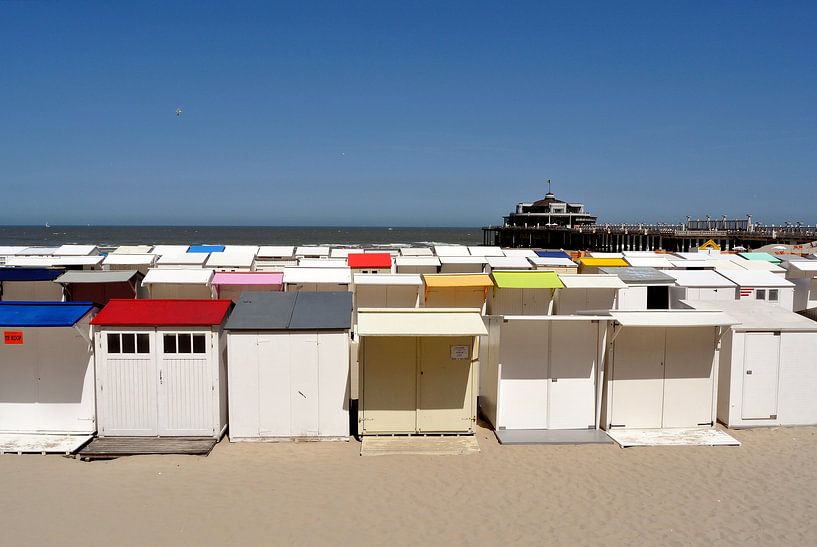 Die Kabinen von Knokke von Jolanda Kraus