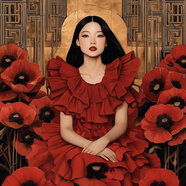 Rote Schönheitskönigin von Liv ter Riet