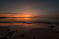 Zonsondergang op de Brouwersdam in Ouddorp