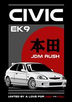 Honda Civic Type R EK9 JDM Car
