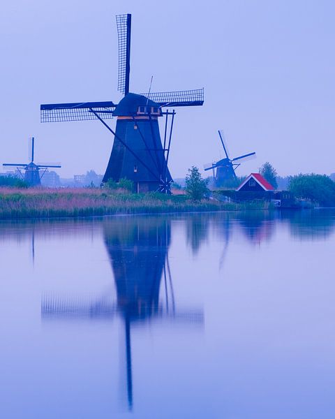 Ein früher Morgen auf dem Kinderdijk von Henk Meijer Photography