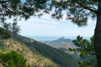 Uitzichtfoto onderweg naar Ronda, Andalusië, Spanje