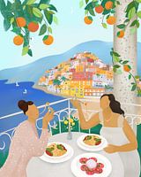 Filles à Positano