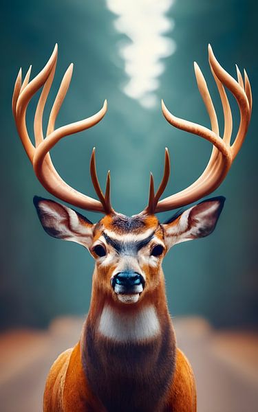 Visage de cerf par Ayyen Khusna