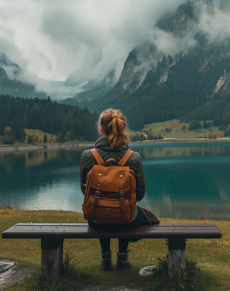 On the road in autumn by fernlichtsicht