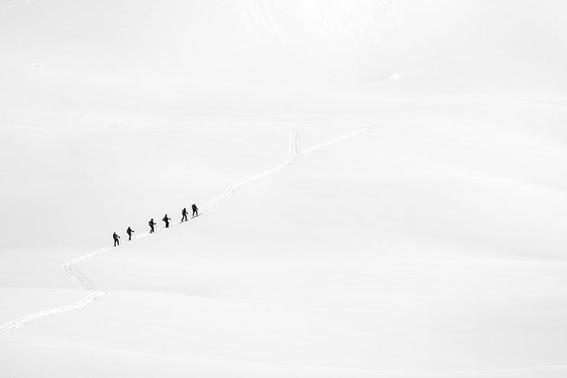 Wandern im Schnee von Ageeth Groen