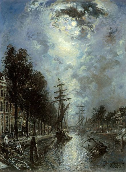 Kanal von Rotterdam, Johan Barthold Jongkind von Meisterhafte Meister