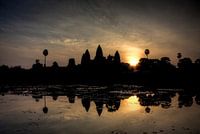 Der Sonnenaufgang in Angkor Wat