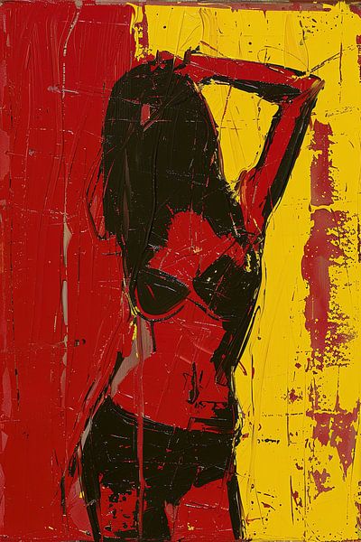 Female abstract by Egon Zitter