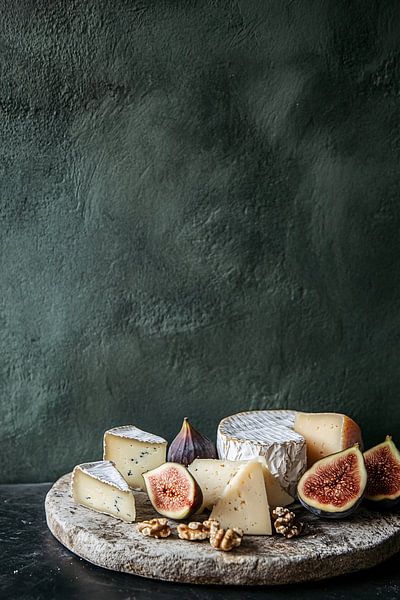 Plateau de fromage aux figues et aux noix par Imperial Art House