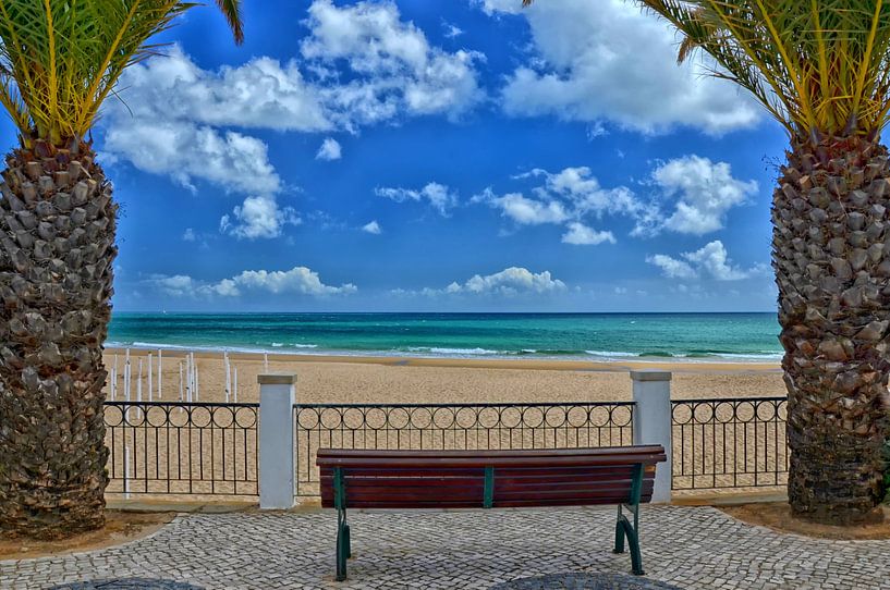 Portugal Algarve Praia da Luz beach promenade by Iris Heuer