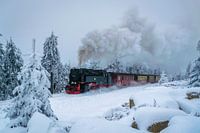 Brockenbahn im Schnee