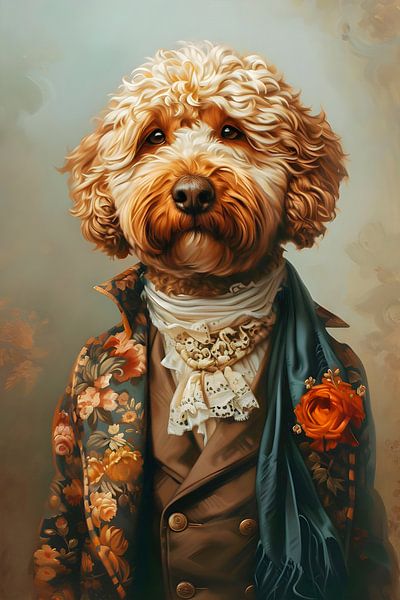 Doodle Portret van But First Framing