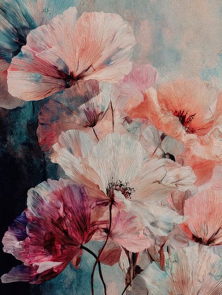 Purple Bloomscape by Cats & Dotz