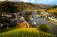 De stad Cochem aan de Moezel
