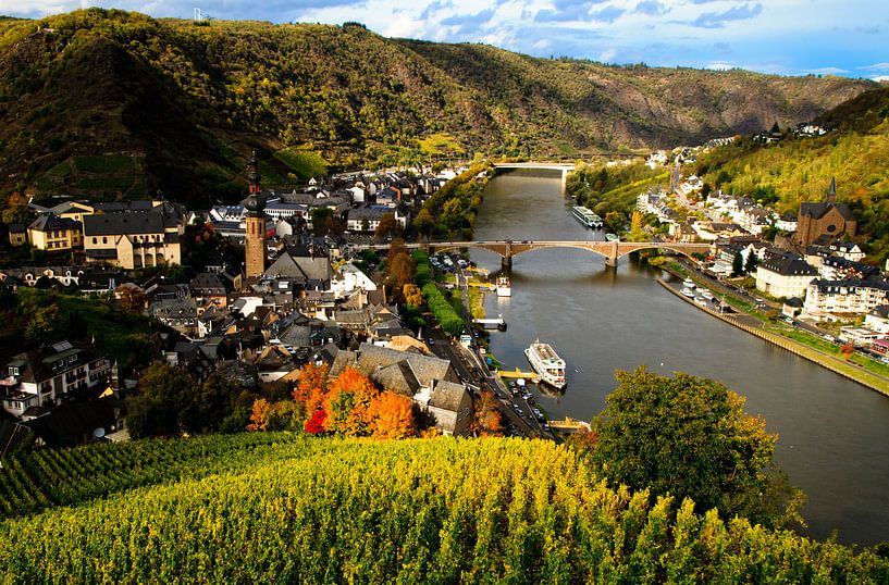 De stad Cochem aan de Moezel von Ineke Huizing